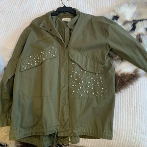 Olive green fall/spring jacket
